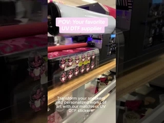 Trasferimento di pellicola Dtf UV per animali da compagnia Rolla di pellicola Dtf A3 30 cm pellicola Dtf UV per stampante UV