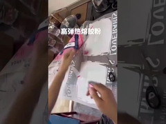 Adesivo in polvere TPU DTF resistente alle crepe per trasferimento versatile e duraturo