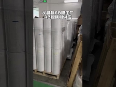 Film UV DTF AB trasparente e bianco base 30cm*100m