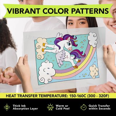 A4 Premium DTF Transfer Film Roll 8,27&quot; x 328ft Matte Clear PreTreat PET Heat Transfer Paper per stampanti DTF A4