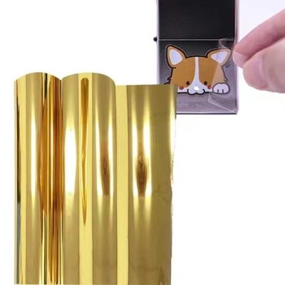 60cmx100m Film UV trasparente Oro Argento Bianco Ab Pet Film Stampa Dtf UV Pet Film