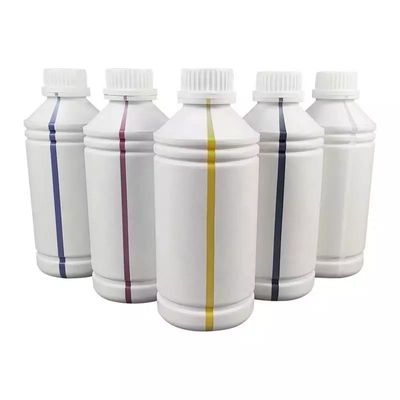 Inchiostro CMYK e bianco DTF Tessile Pigmento T-Shirt Inchiostro di stampa su tessuti di abbigliamento