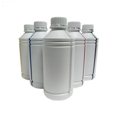 CMYKW 5 colori DTF a base d'acqua inchiostro pigmento 1000ML per XP600 I1600 I3200 stampante