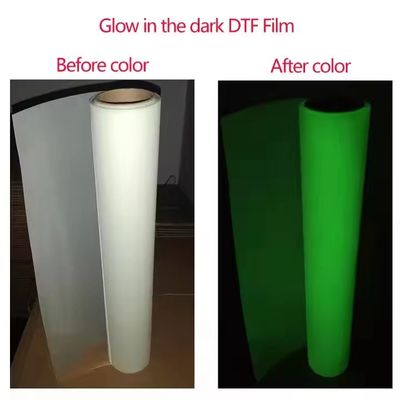 Film di trasferimento termico luminoso DTF ad alta visibilità per applicazioni tessili