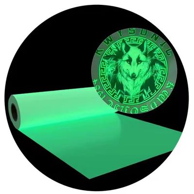 PET Glow In The Dark Heat Transfer Printing Film Digital Hot Printing per abbigliamento