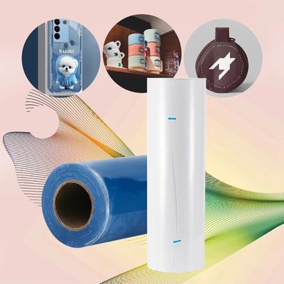 60 cm Bianco DTF UV Film di trasferimento trasparente UV DTF Ab Film per telefono Cassa bottiglia di legno