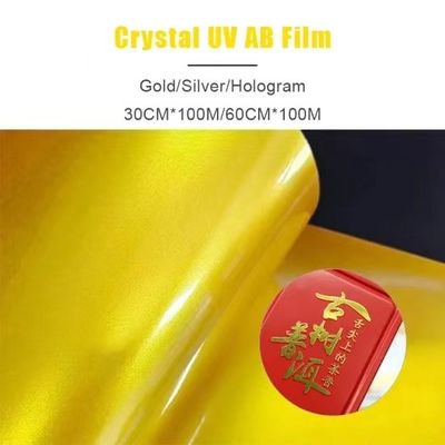 Fogli d'oro DTF film di trasferimento fogli di etichetta UV DTF stampa di pellicola per trasferimento di tazze