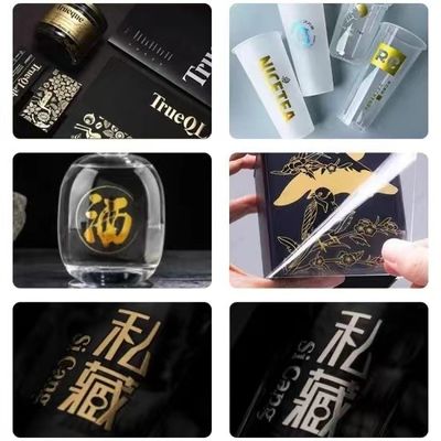 Fogli d'oro DTF film di trasferimento fogli di etichetta UV DTF stampa di pellicola per trasferimento di tazze