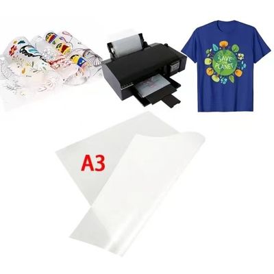 DTF White Ink Transfer Pet Film Roll Paper Film Per DTF 75U Spessore di rilascio di pet film roll