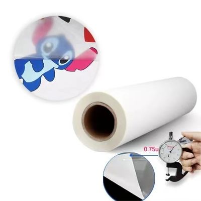 Peeling caldo trasparente 60 cm Matt a doppio lato Inkjet Bianco A3 Pet Dtf Pellicola di trasferimento termico per vestiti