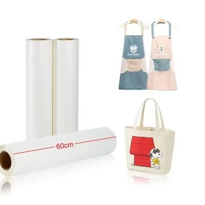 Indumenti DTF PET Film di trasferimento 75mic Double Sided Matte Direct To Film On Textile