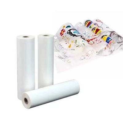 75mic matt Inchiostro bianco stampa DTF pet film hot peel 30cm 60cm diretto al film per la stampa di abbigliamento