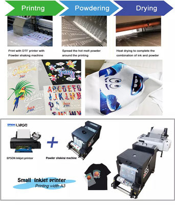 A4 A3 PET DTF Film Roll Digital Inkjet Printing Film Per L1800 XP600 3880 3800