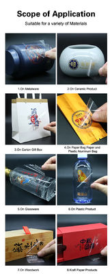Stampa a trasferimento DTF UV Film Sheet Label UV DTF Film Printing For Mug