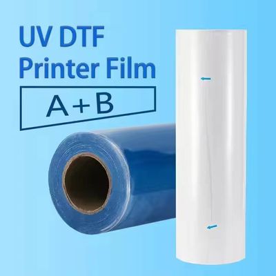Materiale per la stampa UV opaco lucido tutto in un solo film di trasferimento UV Dtf per stampante UV Dtf