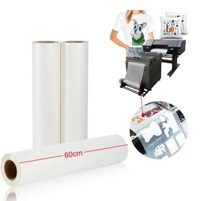 30cm*100m Carta di trasferimento DTF 75mic per strappare a caldo con elasticità per peeling freddo / caldo