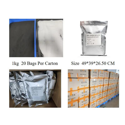 80-100 Micr TPU bianco DTF polvere a fusione a caldo per una forte adesione sul poliestere di cotone Nylon