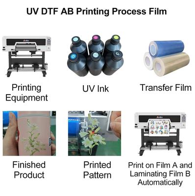 Insertivo per trasferimento di UV UV Dtf Coppa di avvolgimento Coppe di trasferimento di UV Dtf Ab Film per la stampa di etichette