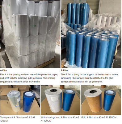 Insertivo per trasferimento di UV UV Dtf Coppa di avvolgimento Coppe di trasferimento di UV Dtf Ab Film per la stampa di etichette