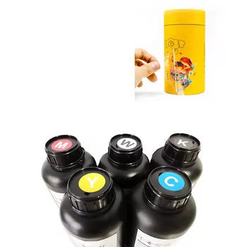 Inchiostro UV duro morbido colore CMYKW per XP600 TX800 Dx5 Dx7 Testa di stampa 500ML