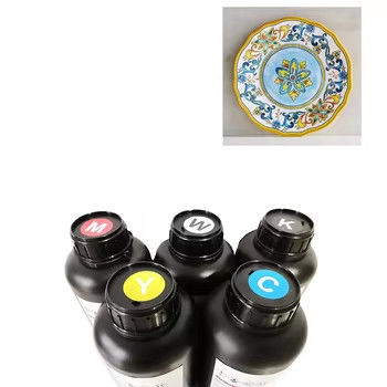 CMYKW V UV Light Curing Method Inchiostro a LED Compatibile con teste di stampa DX5 DX7 XP600 TX800