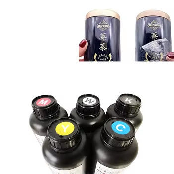 1L Capacità Inchiostro LED-UV flessibile per silicone PVC e inchiostro UV in cuoio per stampante Epson