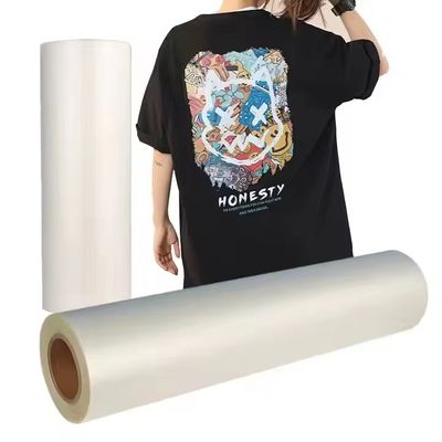 DTF Film Hot Peel Double Matte 30cm*100m Instant Peel film per stampa con inchiostro bianco