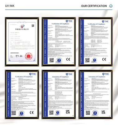 CMYKW V UV Light Curing Method Inchiostro a LED Compatibile con teste di stampa DX5 DX7 XP600 TX800