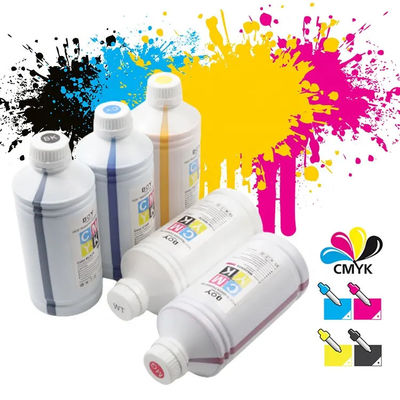1000ml CMYK stampa tessile a trasferimento termico Tinta DTF bianca per Epson I3200