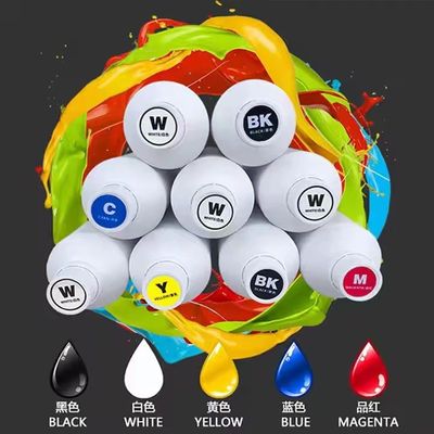 Ambientale Bianco o fresco Inchiostro digitale DTF per magliette Stampa 100 ml