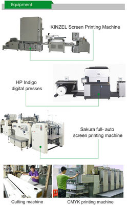 48*64cm pellicola di silicone PET per offset / serigrafia pellicola di poliestere opaco 75mic