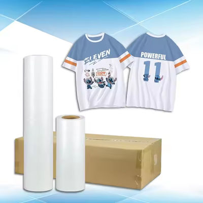 Inchiostro bianco stampabile DTF Transfer Film Roll Hot Peel Alta estensibilità per la stampa