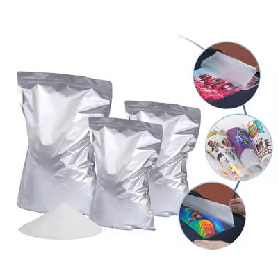 Inchiostro bianco Trasferimento di calore Tpu Dtf Polvere di fusione a caldo Adesivo termico 1 kg 80mic