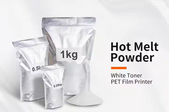 DTF Hot Melt Bianco Nero Morbido Sacchetto da 25 kg TPU Gomma adesiva per la stampa DTF