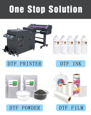 Inchiostro DTF 1000ml Inchiostro bianco CMYK per T-shirt e pellicola per animali domestici Stampa inchiostri DTF premium