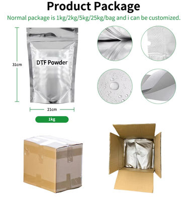 Inchiostro bianco Trasferimento di calore Tpu Dtf Polvere di fusione a caldo Adesivo termico 1 kg 80mic