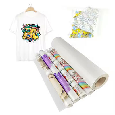 Pellicola di trasferimento DTF PET a caldo 33CM x 100M Perfetta per stampa dettagliata di abbigliamento personalizzato con inchiostro bianco
