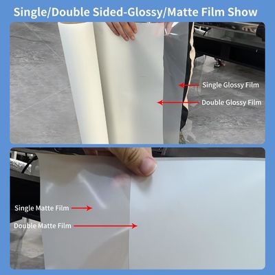 30cm x 100M DTF PET Film CMYK+W Film di trasferimento termico per abbigliamento