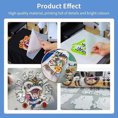 Pellicola di trasferimento DTF PET a caldo 33CM x 100M Perfetta per stampa dettagliata di abbigliamento personalizzato con inchiostro bianco
