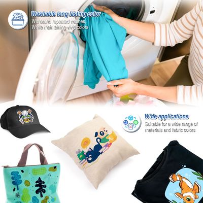 33cm x 100M DTF PET Roll 75 Micron White Heat Transfer Film per disegni personalizzati