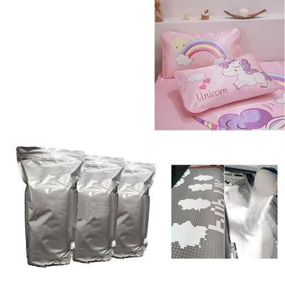 DTF bianco e nero TPU a fusione calda Polvere per stampe vibranti (1 kg, 5 kg) Usando il trasferimento di calore