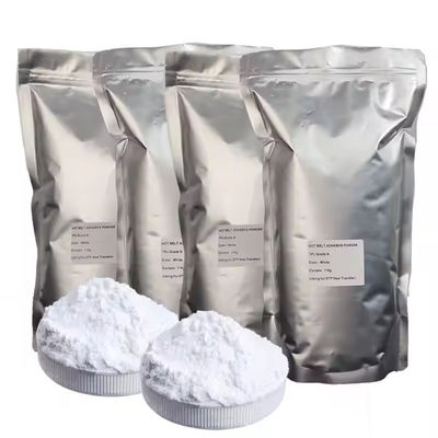 DTF bianco e nero TPU a fusione calda Polvere per stampe vibranti (1 kg, 5 kg) Usando il trasferimento di calore