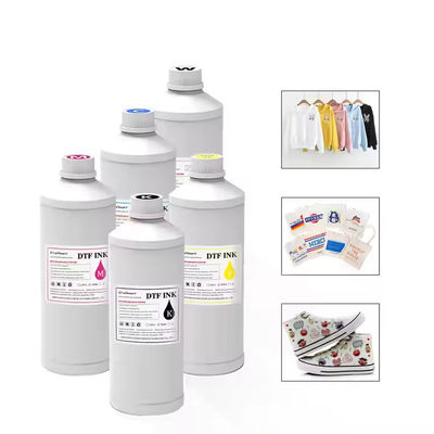 CMYK Bianco 1000 ml DTF Stampa inchiostro T-shirt Stampa tessile