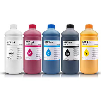500 ml 1000 ml Cmy Bk W Dtf Inchiostro per stampanti Epson Winnerjet