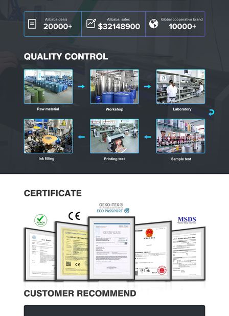 Porcellana DONGGUAN EASY PRINTING MATERIAL CO.,LTD Certificazioni